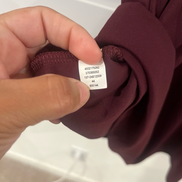 Soma 24/7 V-Neck Sport Dress Skort Racerback Merlot Women's Size Xl Comfort - Picture 8 of 8